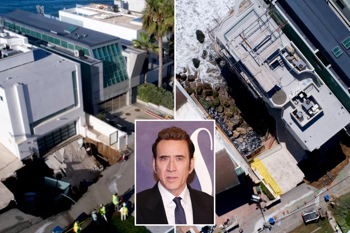 Monster sinkhole hits exclusive Malibu celebrity enclave