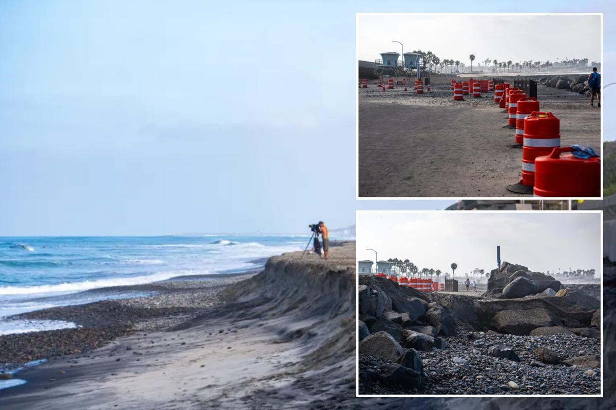 Tamarack State Beach battered by erosion as sand vanishes, parking lot closes