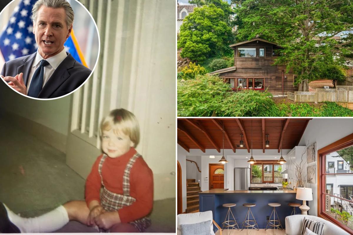 Gavin Newsom's childhood home asks $4.5M in San Francisco