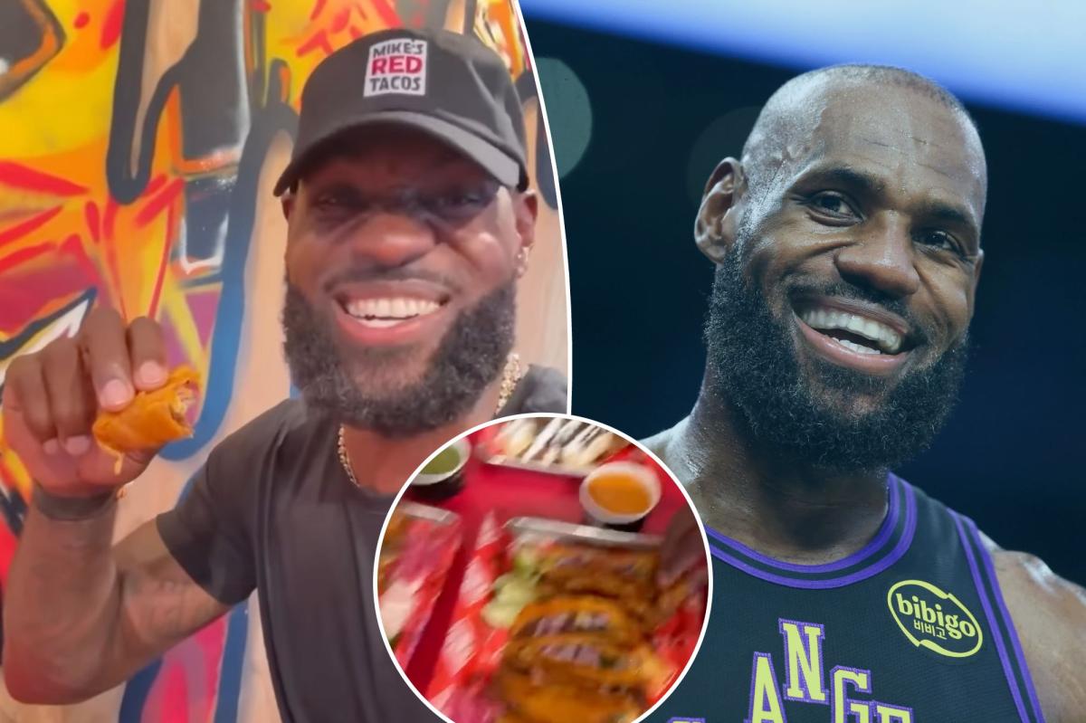 LeBron James brings back familiar trend on 'Taco Tuesday' with help from Mike's Red Taco