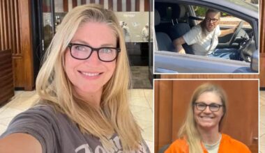 San Jose 'racist Karen' grins for cameras in bizarre court visit
