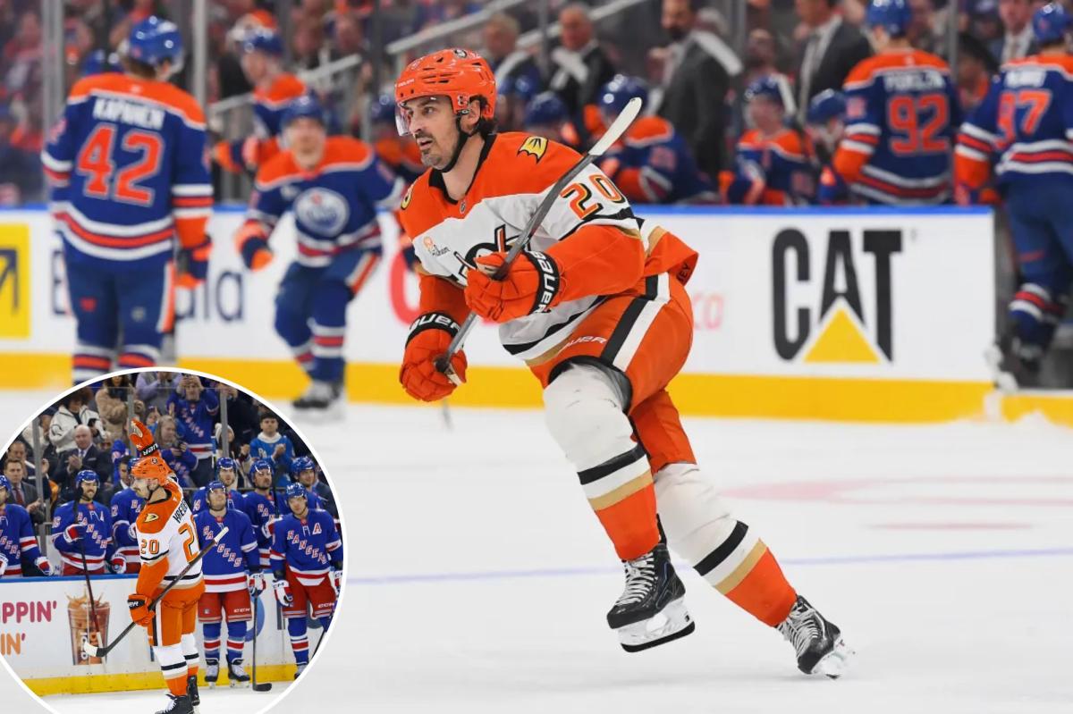 Chris Kreider set to be waived by Ducks one season after Rangers split