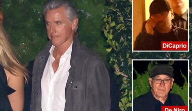 Gavin Newsom spotted hobnobbing with A-list celebs at Malibu hot spot