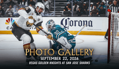 PHOTO GALLERY | Preseason: Vegas Golden Knights at San Jose Sharks | Sept. 22, 2026