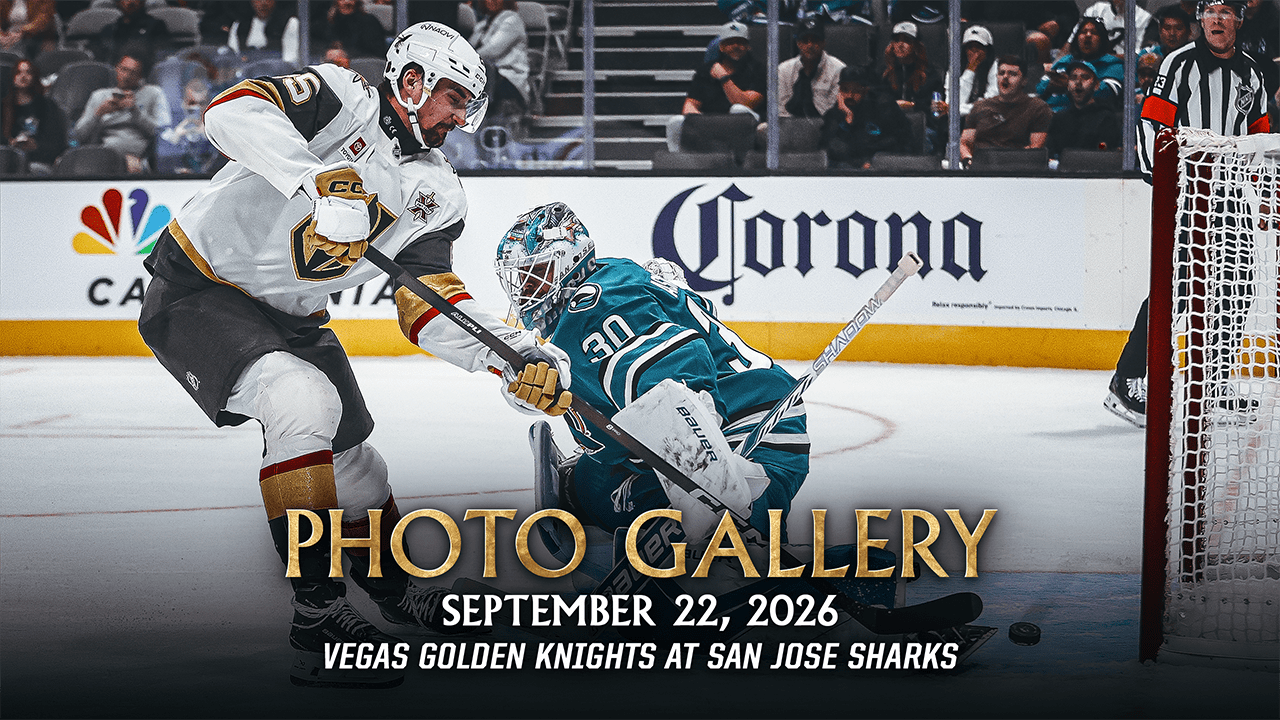 PHOTO GALLERY | Preseason: Vegas Golden Knights at San Jose Sharks | Sept. 22, 2026