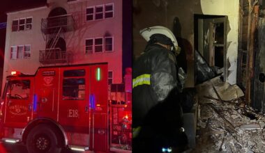 Oakland firefighters rescue nearly 100 in overnight apartment fire