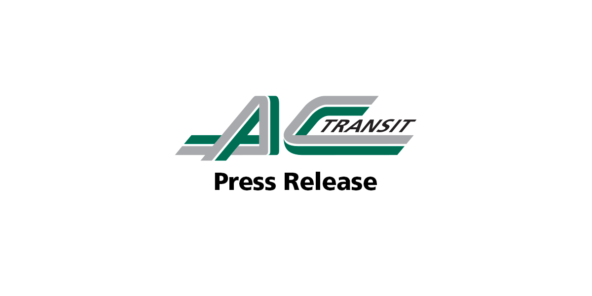AC TRANSIT CELEBRATES THE EMPLOYEES BEHIND EVERY RIDE THIS LABOR DAY