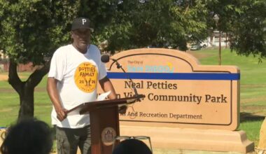 Neal Petties’ legacy celebrated with new sign at Mountain View community park – NBC 7 San Diego