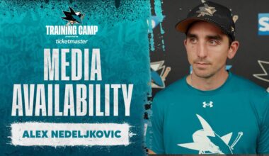 Media Availability: Nedeljkovic (9/18) | San Jose Sharks