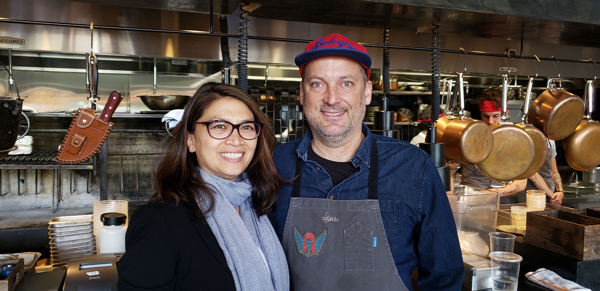Dina and Steve Samson, owners of Rossoblu.
