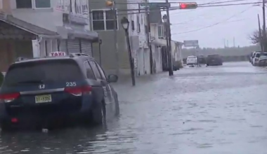 When will the nor'easter end in NJ?