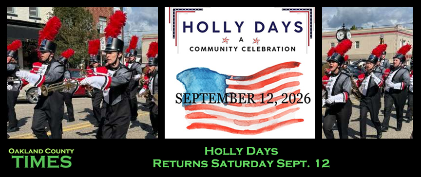 Holly Days Returns Saturday Sept. 12