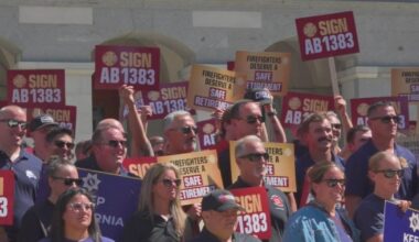 California first responders urge Newsom to sign bill lowering retirement age, boosting pensions