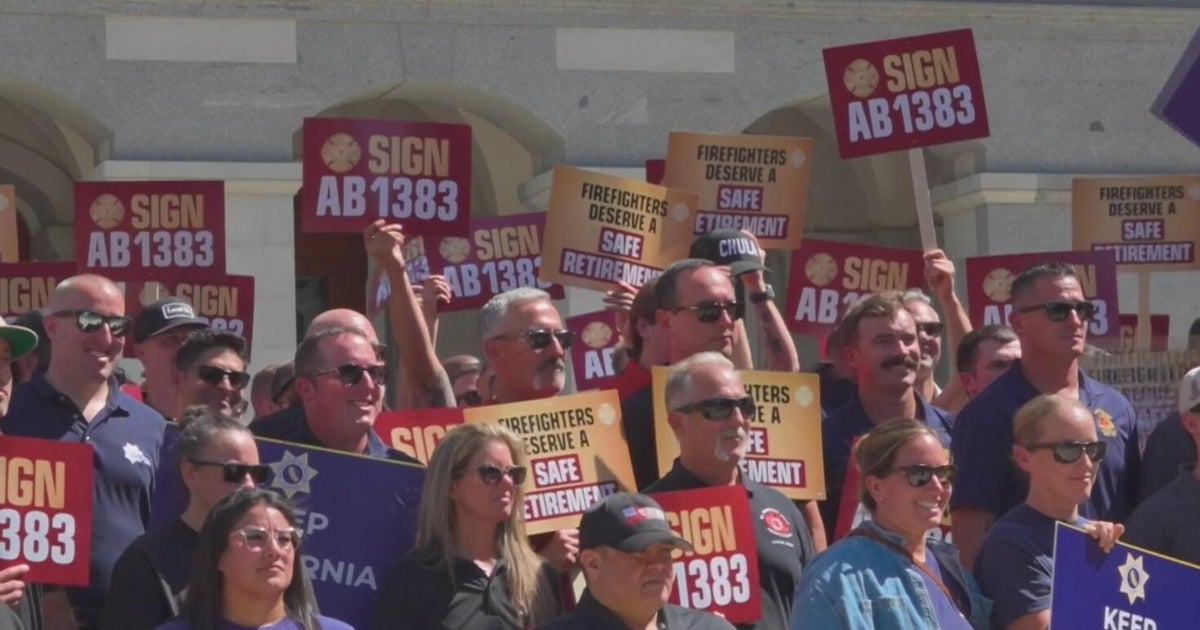 California first responders urge Newsom to sign bill lowering retirement age, boosting pensions