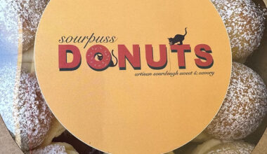 No seed oils and only organic ingredients at Sourpuss Donuts