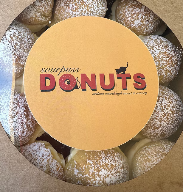 No seed oils and only organic ingredients at Sourpuss Donuts