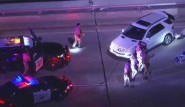 Driver leads police chase across South Los Angeles