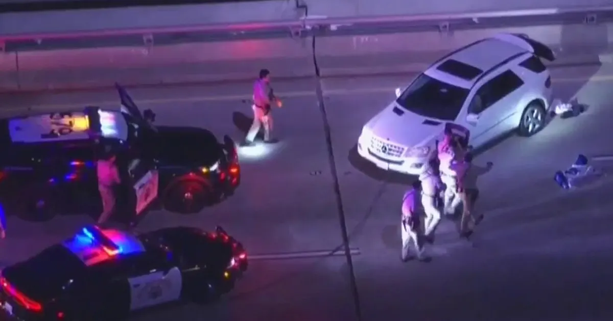 Driver leads police chase across South Los Angeles