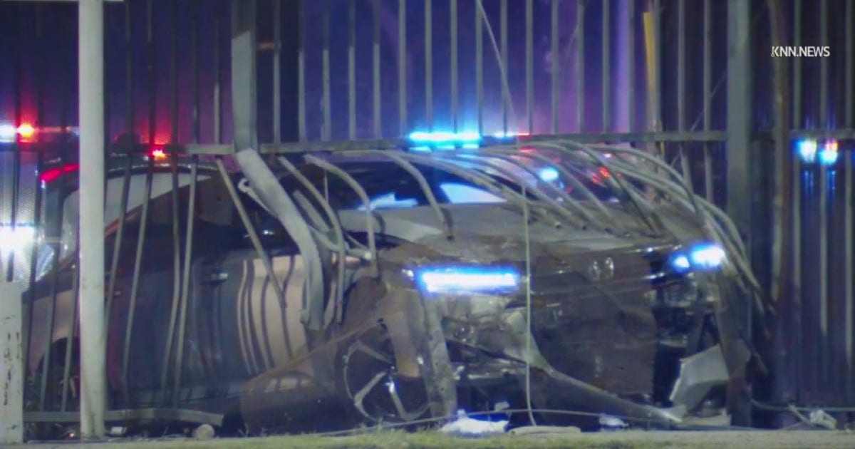 Long Beach shooting leads to 710 Freeway pursuit, downtown LA crash