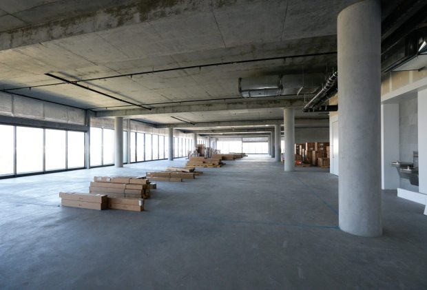 Chula Vista, CA - September 15: On Tuesday, Sept. 15, 2026, in Chula Vista, CA, the third and the fourth floor of the Millenia Library building remain vacant.  (Nelvin C. Cepeda / The San Diego Union-Tribune)