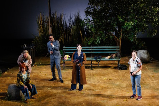 A scene from La Jolla Playhouse's world-premiere play "A Black-billed Cuckoo." (Rich Soublet II)