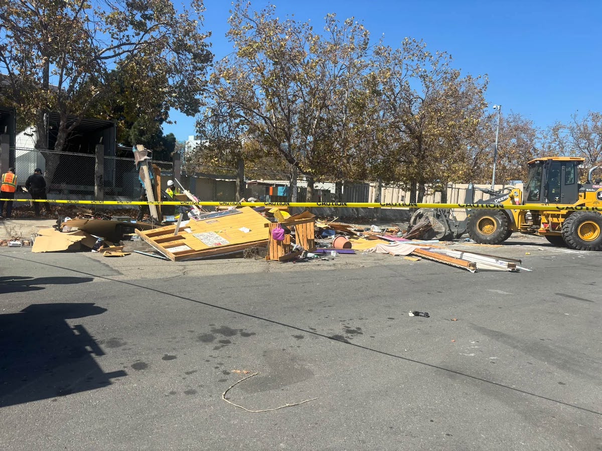 Mothers 'reeling' after city demolishes West Oakland tiny home shelters