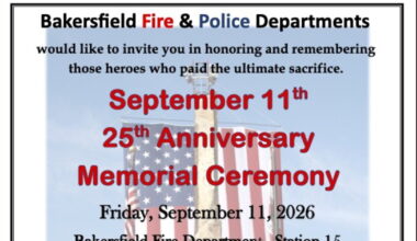 Bakersfield honors 9/11's 25th anniversary at Fire Station 15