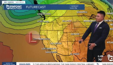 Cooler-than-normal weather sticks around San Diego before a late-week warm-up