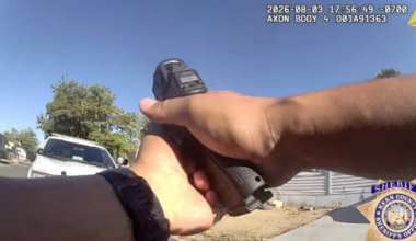 Bodycam footage shows man charging deputy with sword in Rosamond