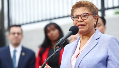 Bass to step down from LA's lead homeless agency commission. LAist found she was often absent