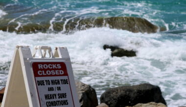 Southern California coastlines are reeling from the effects of Tropical Storm Marie