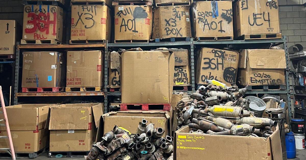 2,400 catalytic converters seized in $4.3-million L.A. and OC bust