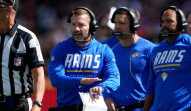 Sean McVay's travel gamble turns Rams' opener into a jet-lagged flop