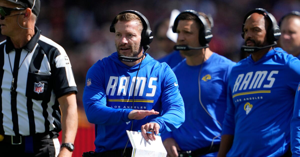 Sean McVay's travel gamble turns Rams' opener into a jet-lagged flop