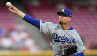 Dodgers' Blake Treinen injured in bullpen, likely out for playoffs