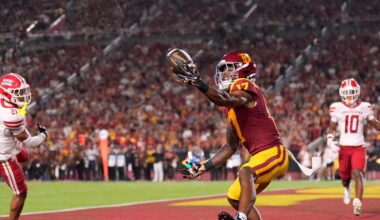 No. 14 USC pulls away for a home win over feisty Louisiana