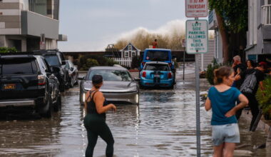 Dozens of homes evacuated in Long Beach due to storm damage, high surf