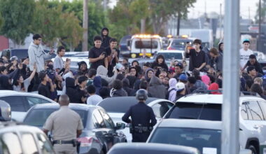 LAPD arrest 69 people, impound 200 cars at illegal street gathering in Harbor Gateway