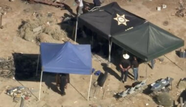 Shallow graves, 2 bodies in remote California desert; search continues