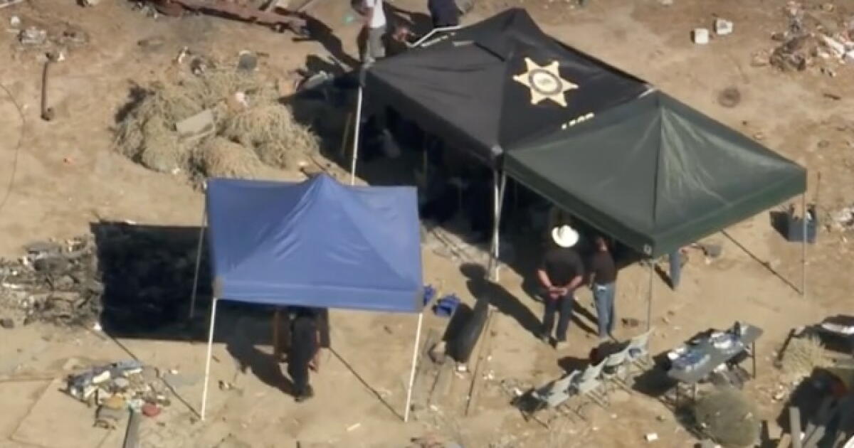 Shallow graves, 2 bodies in remote California desert; search continues