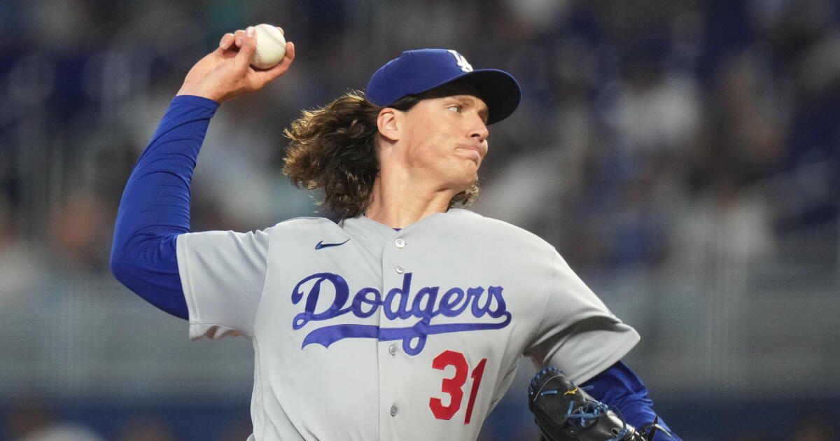 Tyler Glasnow struggles as Marlins end Dodgers' 8-game win streak