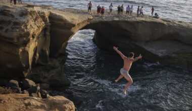 SoCal cliff-diving spot is a social media star, and perilous