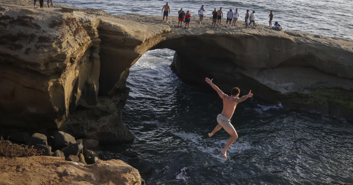 SoCal cliff-diving spot is a social media star, and perilous