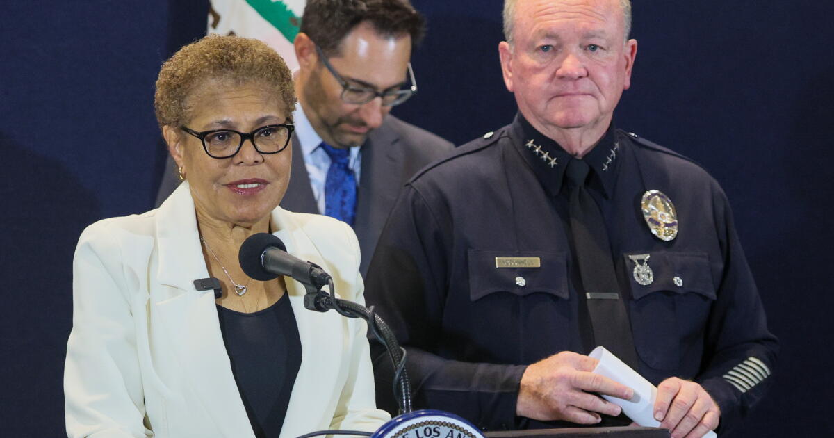 Bass orders review of how LAPD deals with mentally ill people
