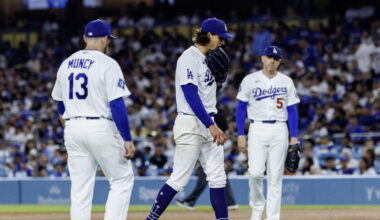Dodgers clinch playoff bye, but drop series to Padres