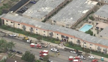 Four injured in 'welding-related' explosion at construction site in Arleta