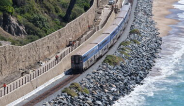 El Niño threatens the beloved Pacific Surfliner. Can famed train survive?