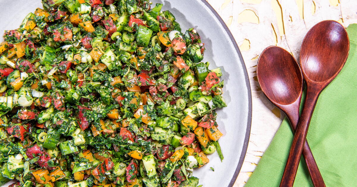 It's too hot to cook. L.A.'s answer is chopped salad