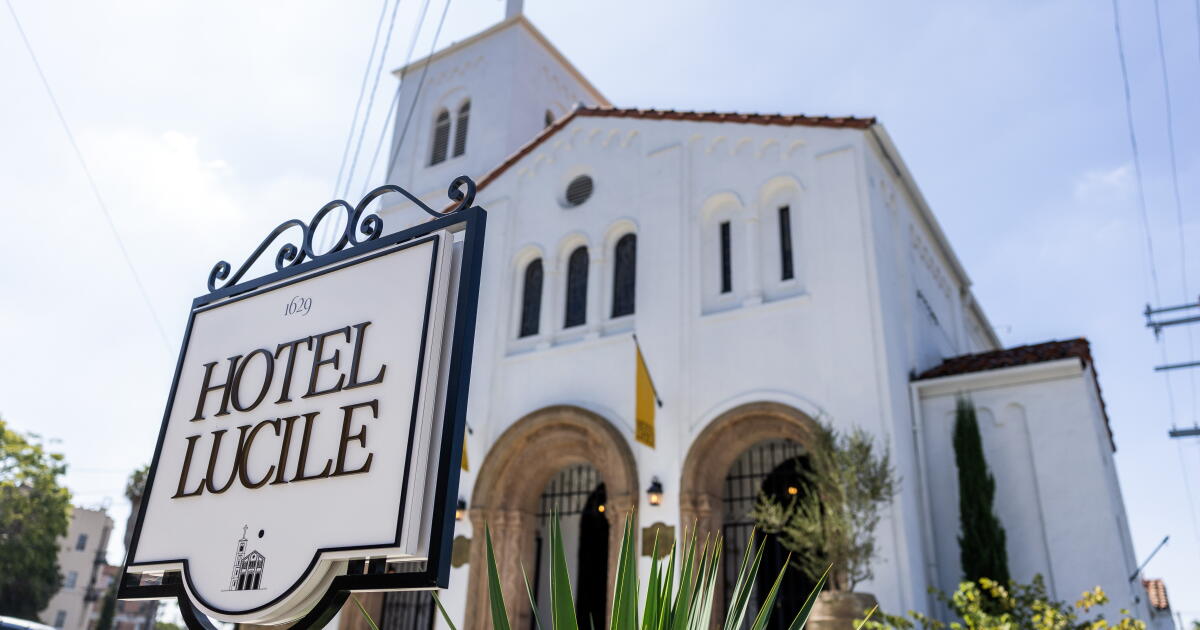 How a 1931 church became Silver Lake's glamorous new Hotel Lucile