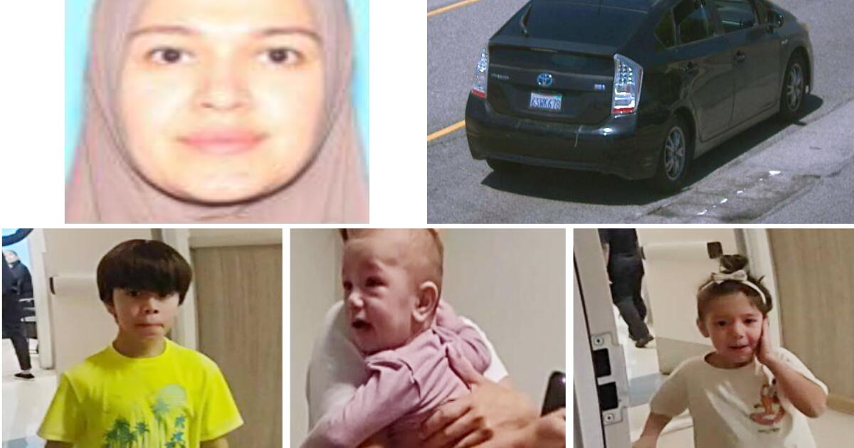 Amber Alert issued for 4 missing children in Southern California